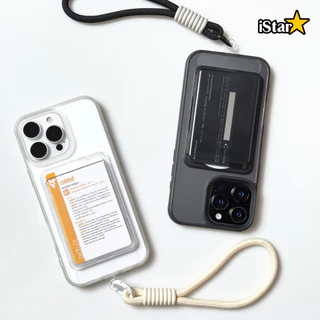 iStar เคสไอโฟน ชุดเคส 3in1 พร้อมที่ใส่บัตรและสายคล้อง For iPhone 17ProMax 17Pro 17Air 17 16 15 14 13
