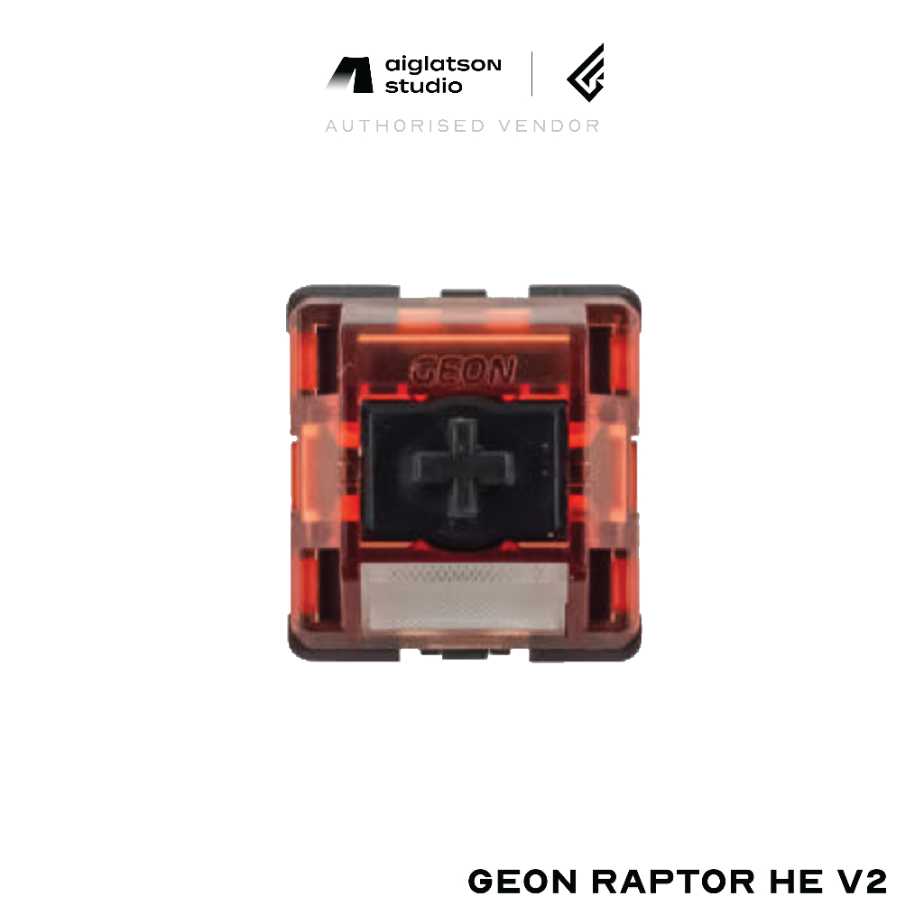 (ส่งด่วน) สวิตช์คีย์บอร์ด Geon Raptor HE V2 - ผลิตโดย HMX สวิตช์แม่เหล็ก HE Hall Effect (ราคาตัวละ 19.5 บาท)