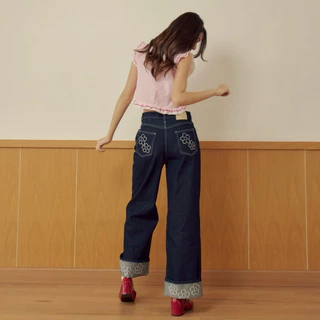 THADA.CO | “LILAC BAGGY JEANS“ (MID-WAIST)