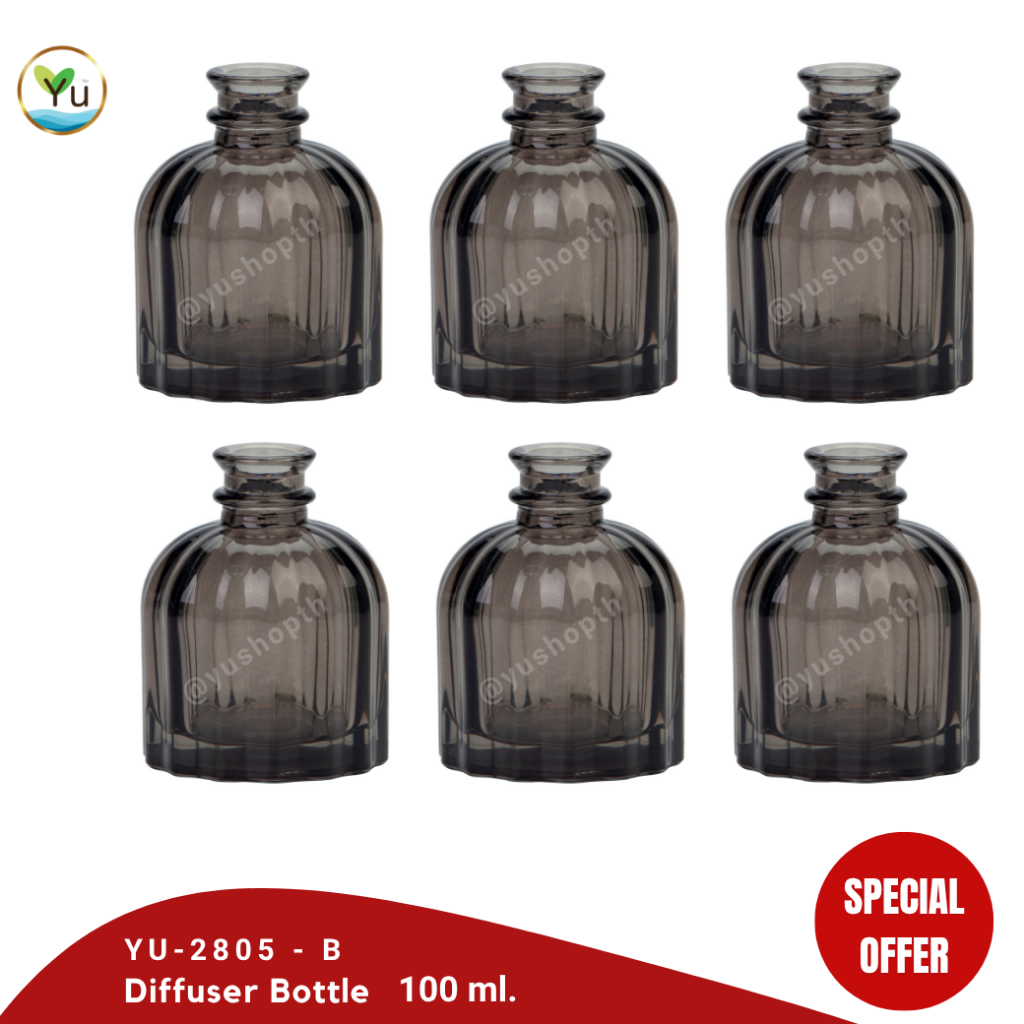 🌟 ขวดเปล่า ขวดไม้หอม รหัส 2805 B ความจุ 100 ml. | Room Diffuser Bottle 🌟