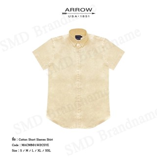 Arrow เสื้อเชิ้ตแขนสั้นผู้ชาย รุ่น Cotton Short Sleeves Shir…