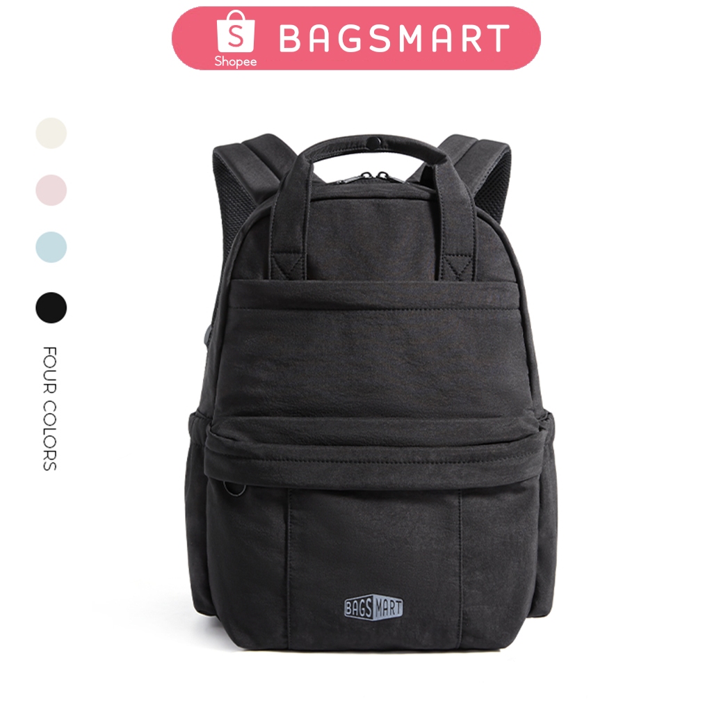 BAGSMAT กระเป๋าเป้สะพายหลังการเดินทางสบายๆ กระเป๋าเป้สะพายหลังแล็ปท็อป 14.3 นิ้ว กระเป๋าเป้สะพายหลังวิทยาลัย