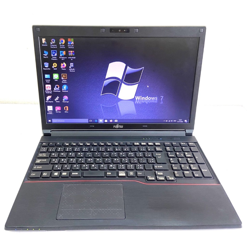 โน๊ตบุ๊คมือสอง  มีไวไฟในตัว-NOTEBOOK  FUJITSU LIFEBOOK A573 Corei3-i5 GEN3