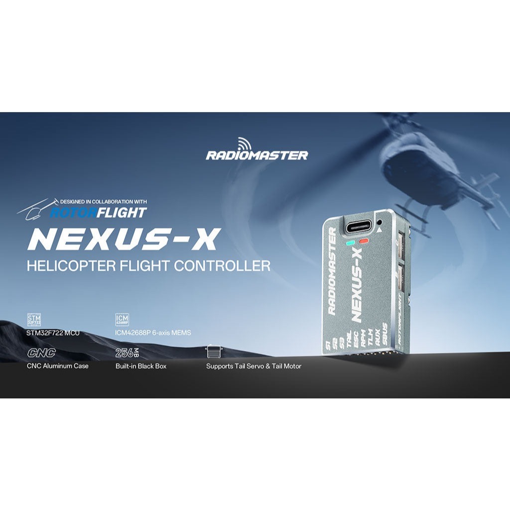 RadioMaster [Pre-order] NEXUS-X Helicopter Flight Controller
