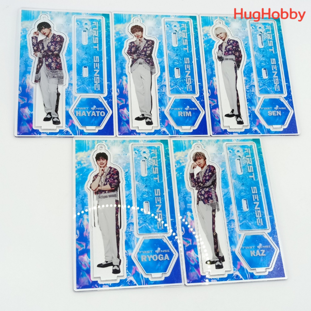 [ขายเหมา 5 ชิ้น] มือ2 สแตนดี้อะคริลิค ศิลปินชาย F1RST SENSE (J-Pop) ขนาด 13.5cm งานแท้จากญี่ปุ่น