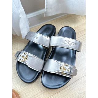 Style shoes รุ่น Tori 02 รองเท้าแตะทรงไบเก้น สวยใส่สบายดูดี สายเข็มขัดไปรับได้(ไซด์36-44)*แนะนำบวกเพิ่ม1ไซด์*