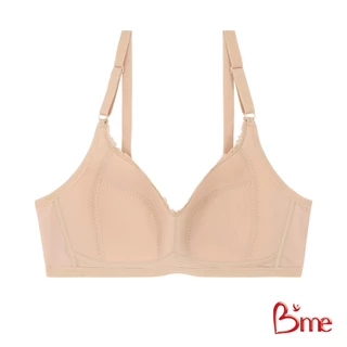 B'me เสื้อชั้นในไร้โครง level 1 ฟองบาง รุ่น ME1B94 สีดำ สีนู้ด (ลูกไม้ลาย Cherry Blossom)