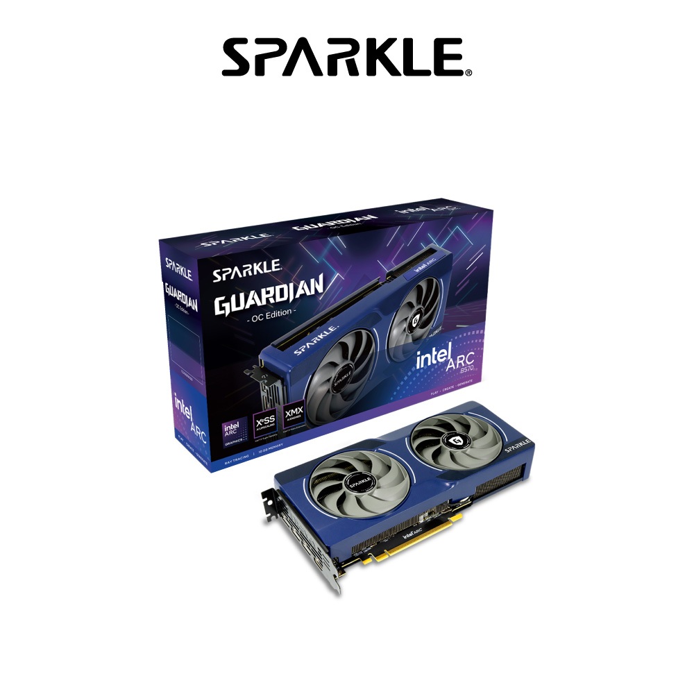 VGA (การ์ดแสดงผล) SPARKLE INTEL ARC B570 GUARDIAN OC - 10GB GDDR6