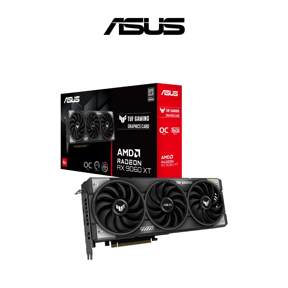 VGA ASUS TUF Gaming Radeon™ RX 9060 XT 16GB GDDR6 OC Edition 16GB GDDR6