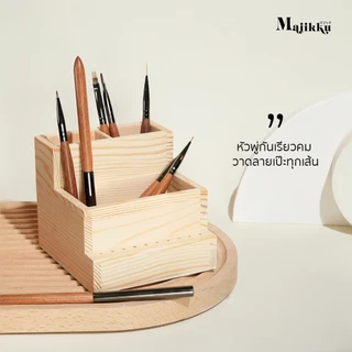 Majikku พู่กันทำเล็บ เพ้นท์เล็บ งานละเอียด เส้นคม สไตล์ที่คุณคุมได้ Professional Nail Art Brush
