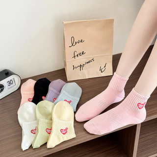ถุงเท้า human nade ข้อยาวและข้อสั้น สีพาสเทล พร้อมส่งในไทย