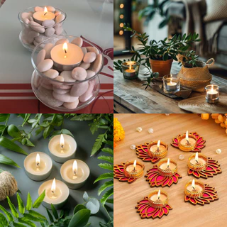 เทียนทีไลท์ พรีเมียม x 100 / 50 ชิ้น แบรนด์ Talent Fareast 2, 4, 8 ชั่วโมง สีขาว แดง Tealight Candle