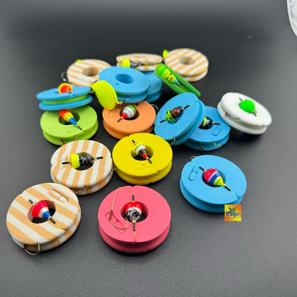 .ชุดพร้อมตก​กุ้ง​บ่อ​เล่นง่ายออกอาการไว ตาเบ็ดคมตาเบ็ดญี่ปุ่นทุกชุด