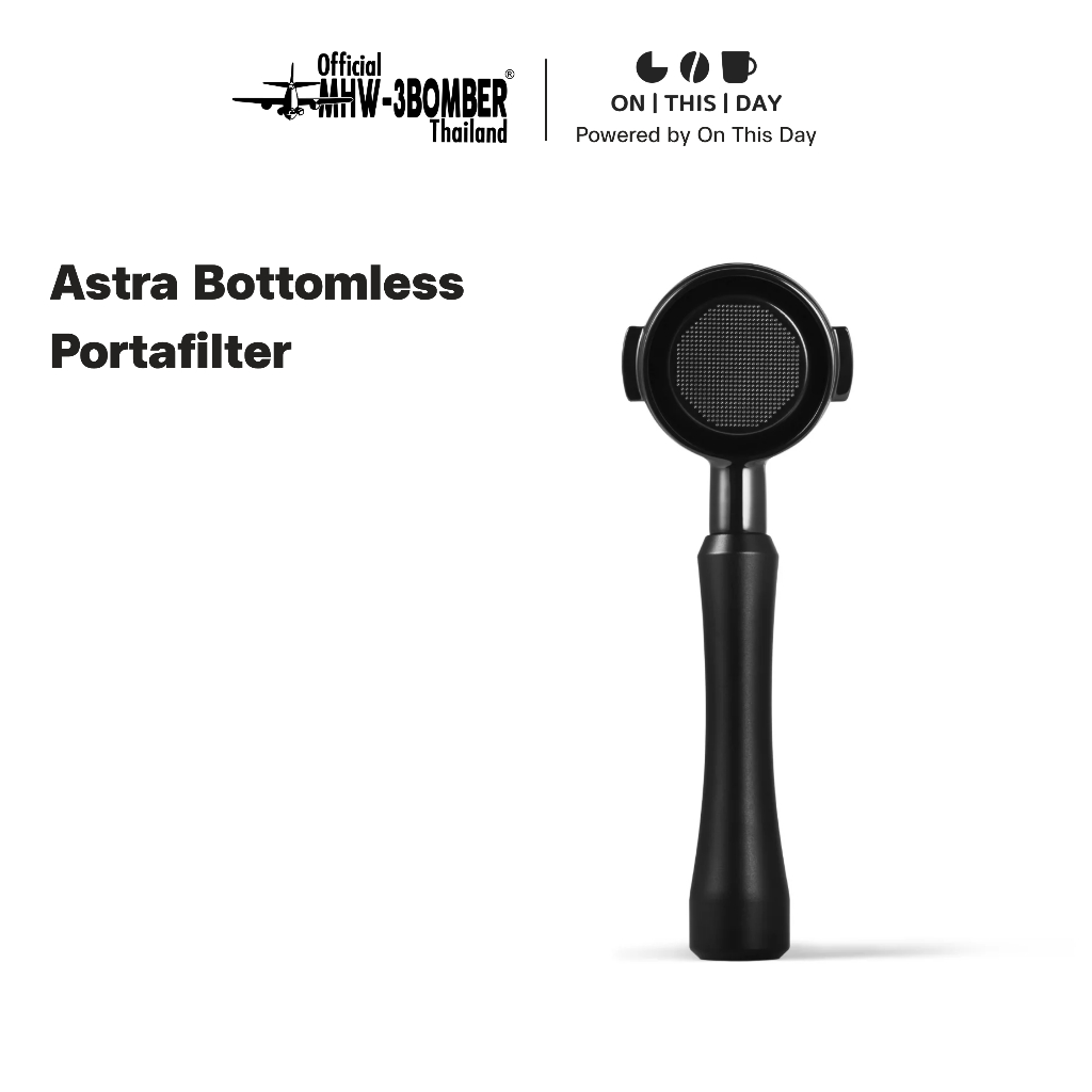 MHW-3BOMBER Astra Bottomless Portafilter ด้ามชงกาแฟ Lamarzocco E61 Breville Delonghi SMEG Gaggia