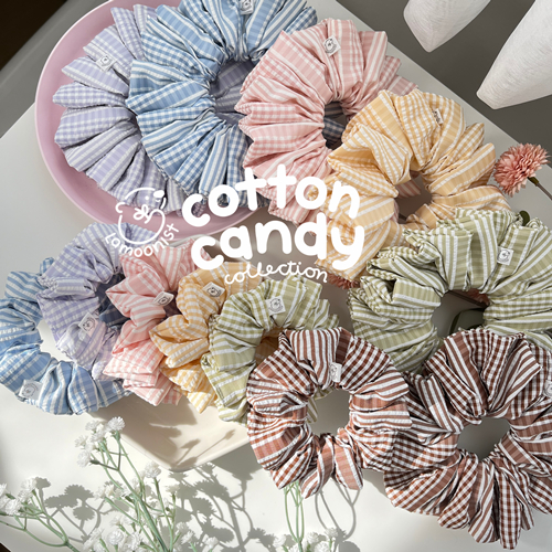 Lamoonist scrunchies • Cotton candy collection