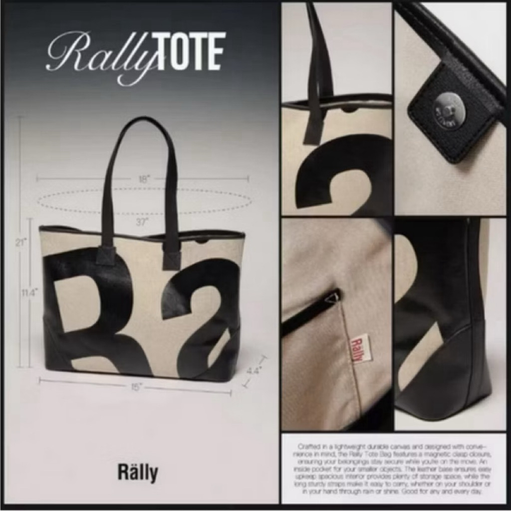 👜rally the bag ของแท้ กระเป๋า rally