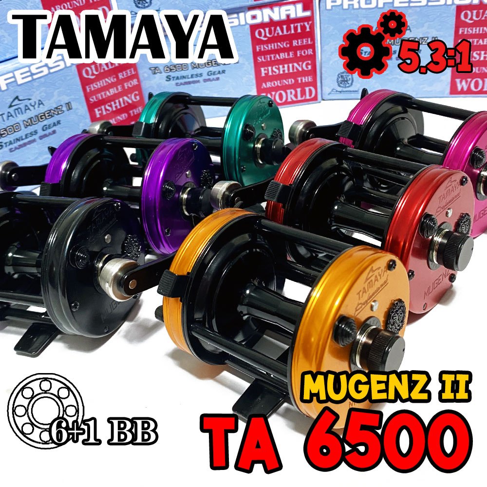 [ส่งฟรี] รอกเบส รอกเบท Tamaya MUGENZ II TA6500 6+1BB
