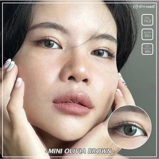 Mini Olivia Gray / Brown / Light Brown [-50ถึง-1000] By Kittykawaii คอนแทคเลนส์