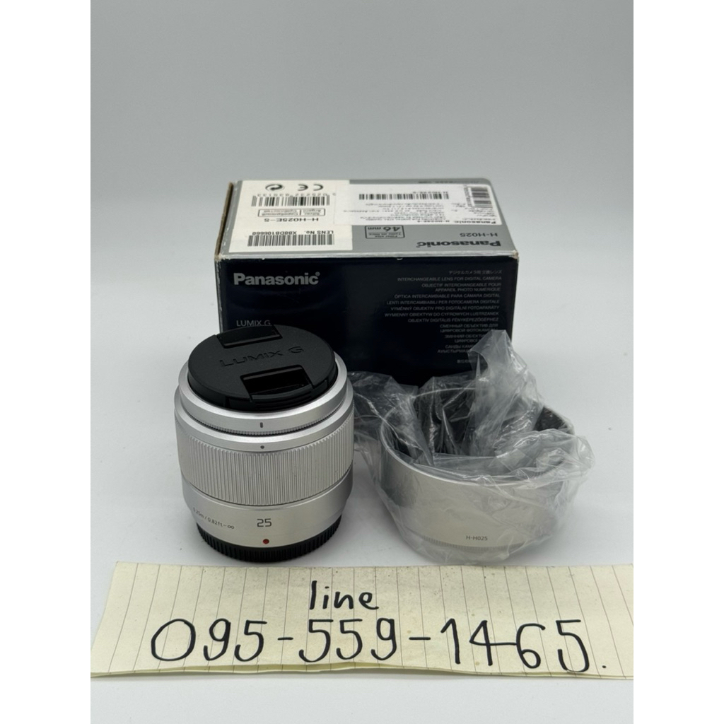 เลนส์ Panasonic 25 mm F1.7 Lumix G