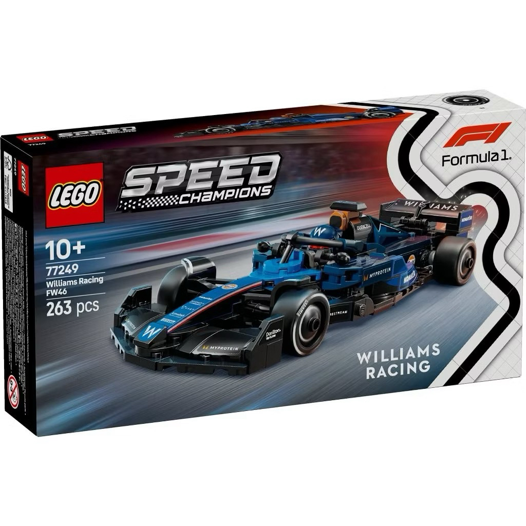 LEGO Speed Champions 77249 Williams Racing FW46 F1 Race Car (พร้อมส่ง เเพ็คแน่น)
