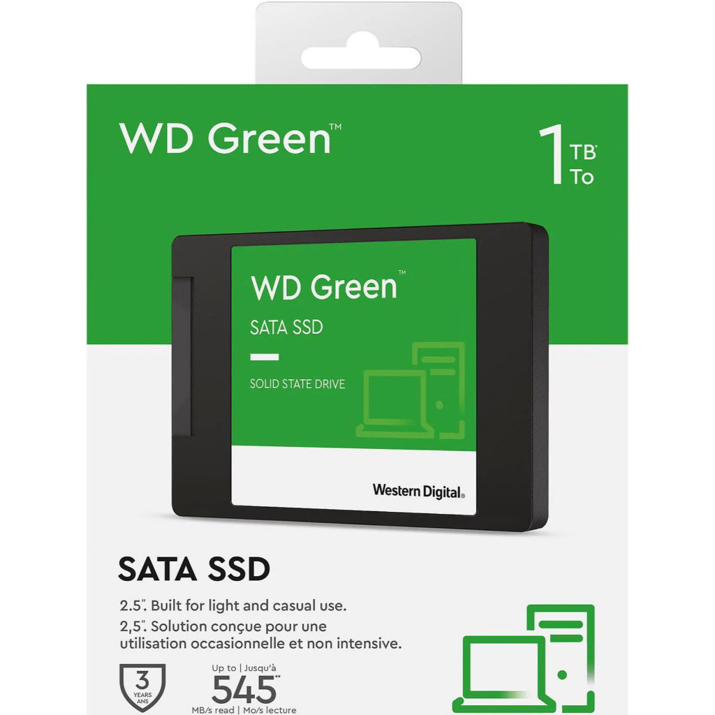 1TB WD Green SSD 2.5”/7mm  WDS100T3G0A