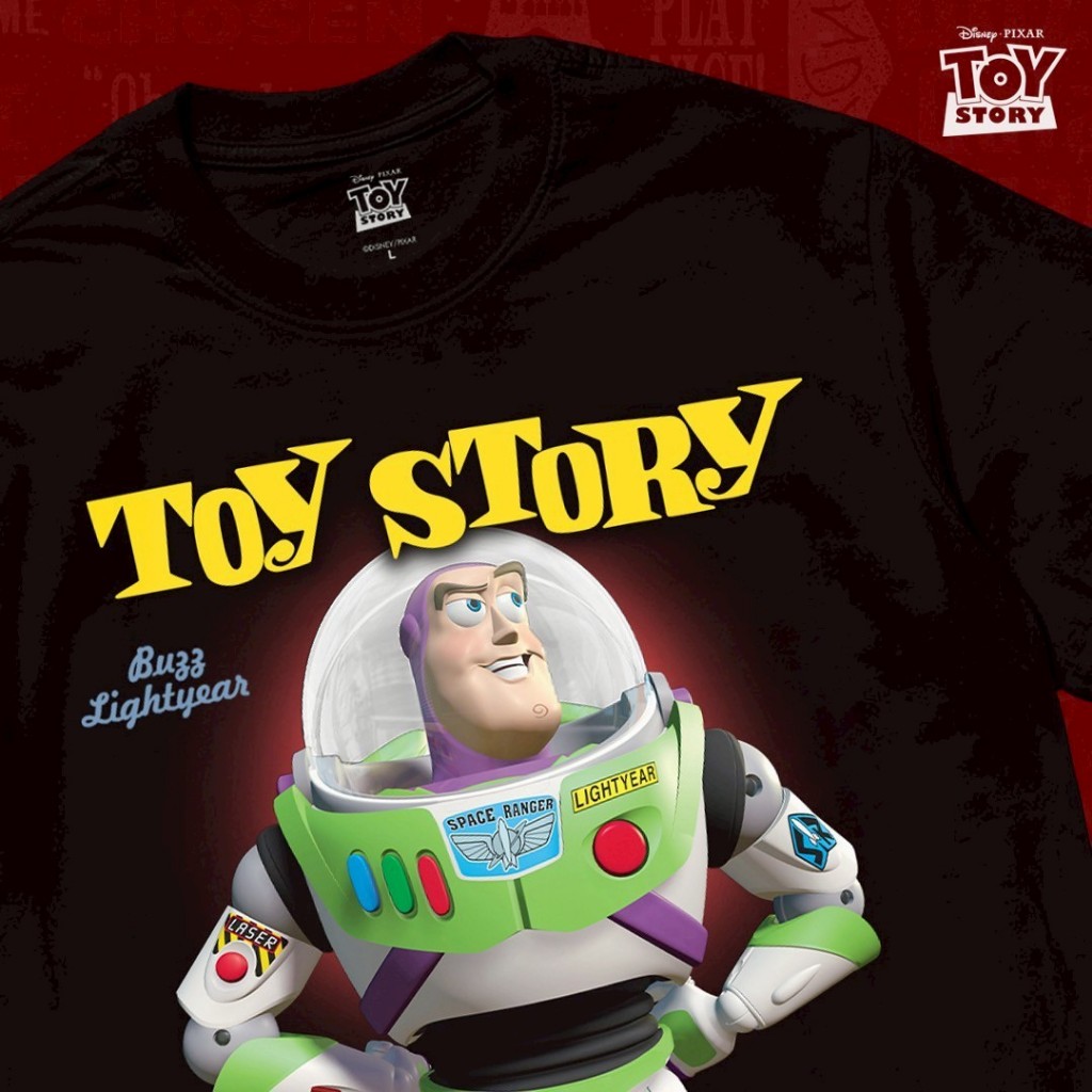Power 7 Shop เสื้อยืดการ์ตูน ลาย”Buzz Lightyear” จาก Toy Story ลิขสิทธิ์แท้ DISNEY (TMX-237) ราคา ถูกที่สุด ดีลบีเคเค แกลเลอรีภาพที่ 3