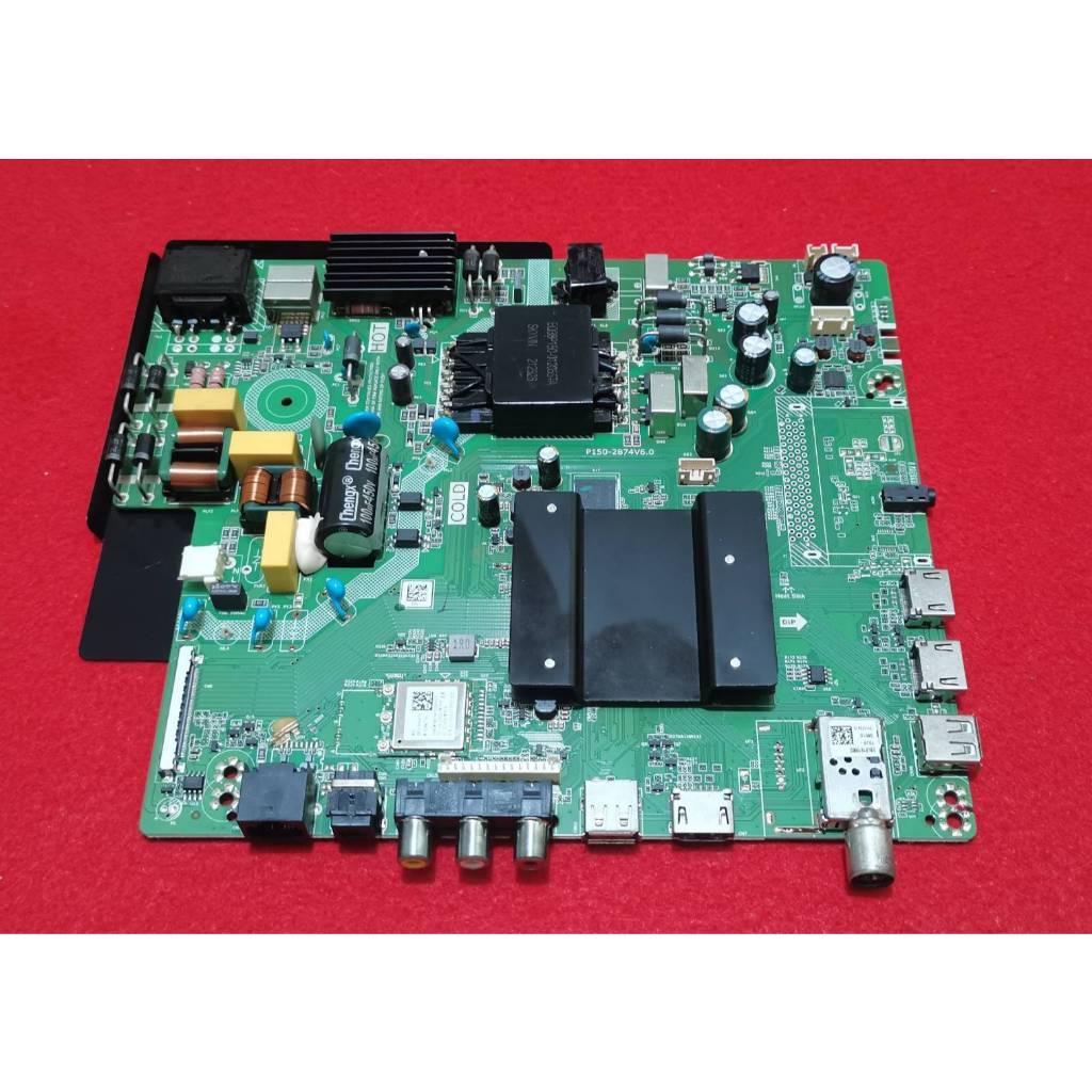 เมน​บอร์ด​ทีวี​ยี่ห้อ​ACONATIC​ รุ่น​50US200AN​พาร์​P150-2874V6.0​(แท้​ถอด)​