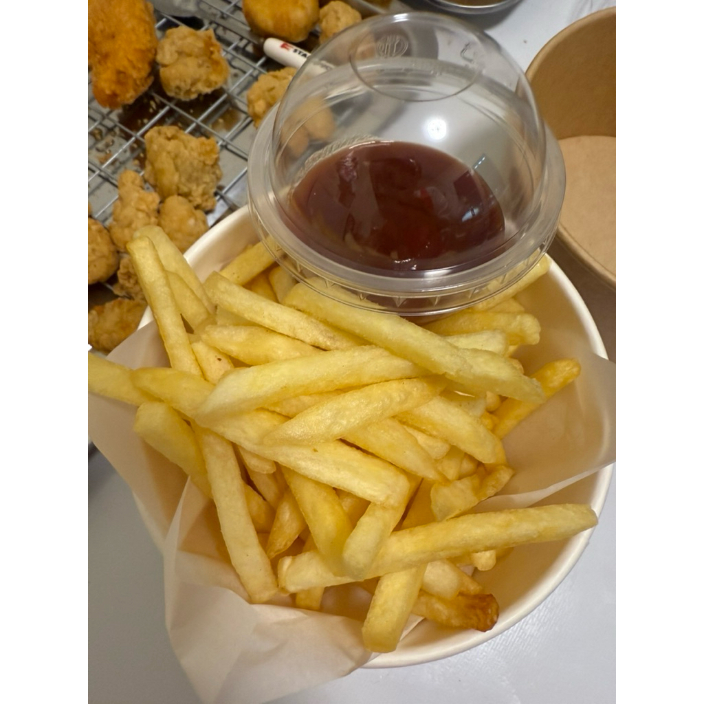French Fries🔥ส่งด่วน 1 วัน เฟรนฟราย แบบเรียบ เส้นตรง ถุงใสตราVenus 7 มิล1กิโล แช่แข็งส่งด่วน วันเดียวแพ็คเจลเย็นจัดส่ง - รูปที่ 5