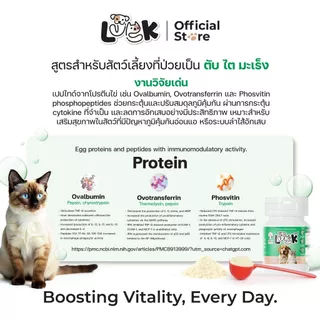 LUCK ผงโรยเสริมอาหารสัตว์เลี้ยง ป่วยมะเร็ง ดูแลระบบไต เสริมการทำงานของตับ ลดความเครียด อุดมด้วยสารต้านอนุมูลอิสระ