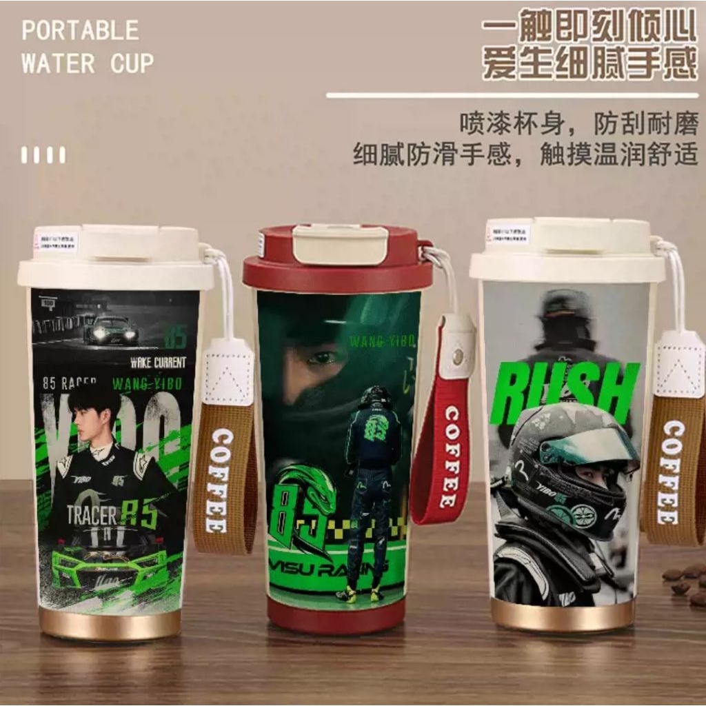 [พรีออเดอร์]แก้วเก็บอุณภูมิ รูปหวังอี้ป๋อ ความจุ 480ml/แฟนเมด - รูปที่ 4