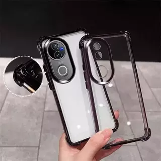 เคสใส ขอบสี กันเลนส์กล้อง สำหรับVivo V60lite V60 V50 lite V40 V40Pro V30 V30Proกันกระแทก