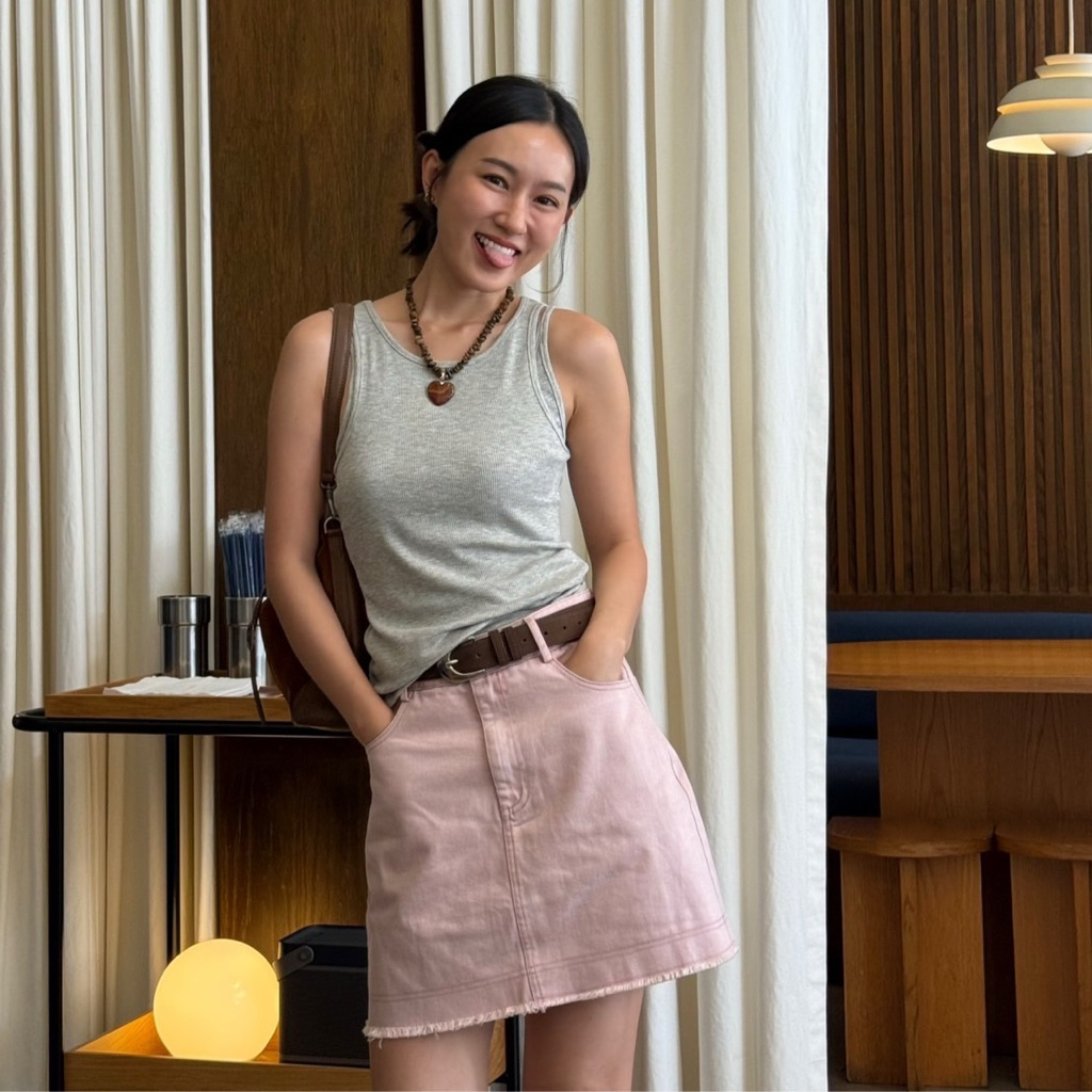 325 knockknock - CLARET SKIRT