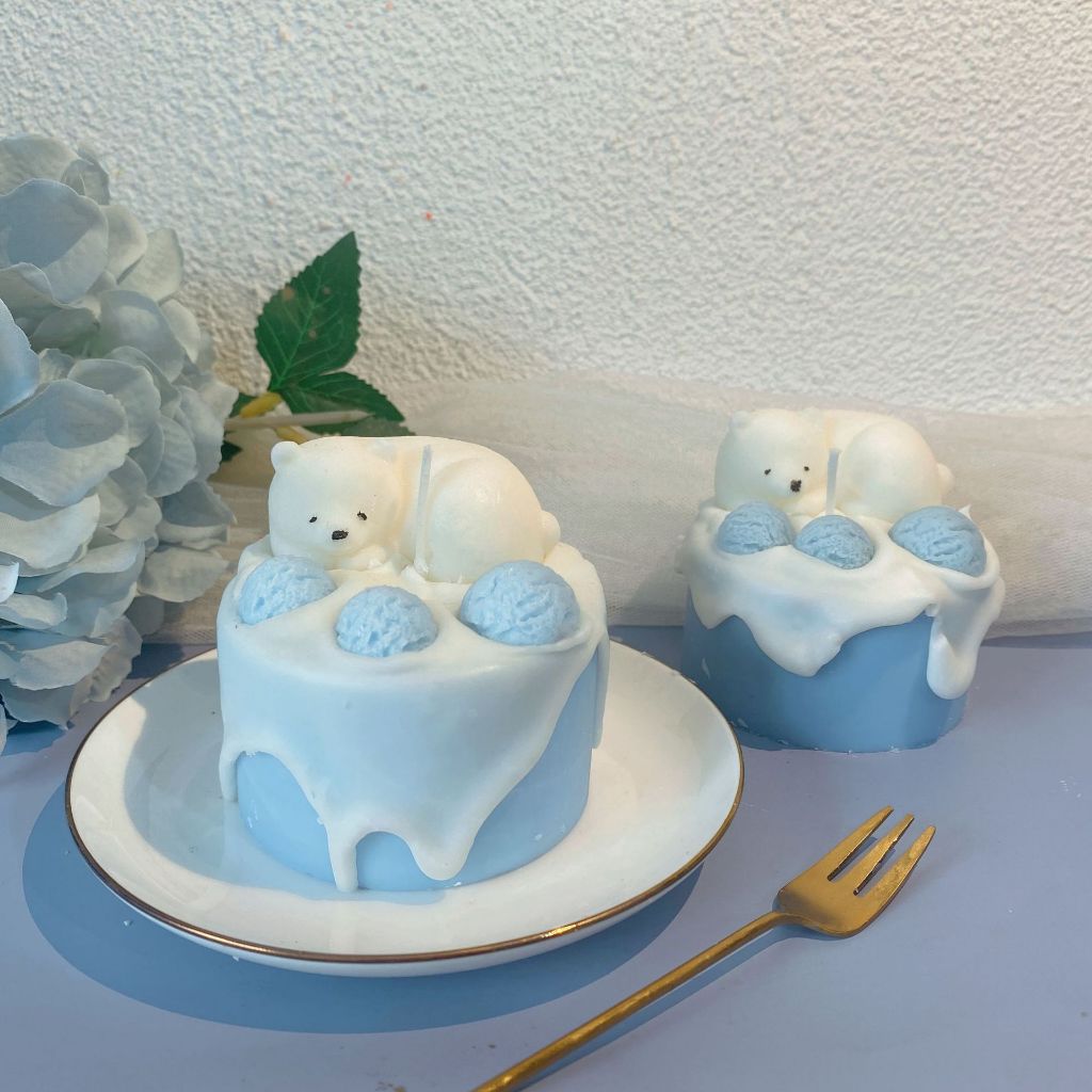 พิมพ์วุ้น พิมพ์ซิลิโคน พิมพ์หมี พิมพ์ขนม แม่พิมพ์ สุ่มสี 1 ชิ้น