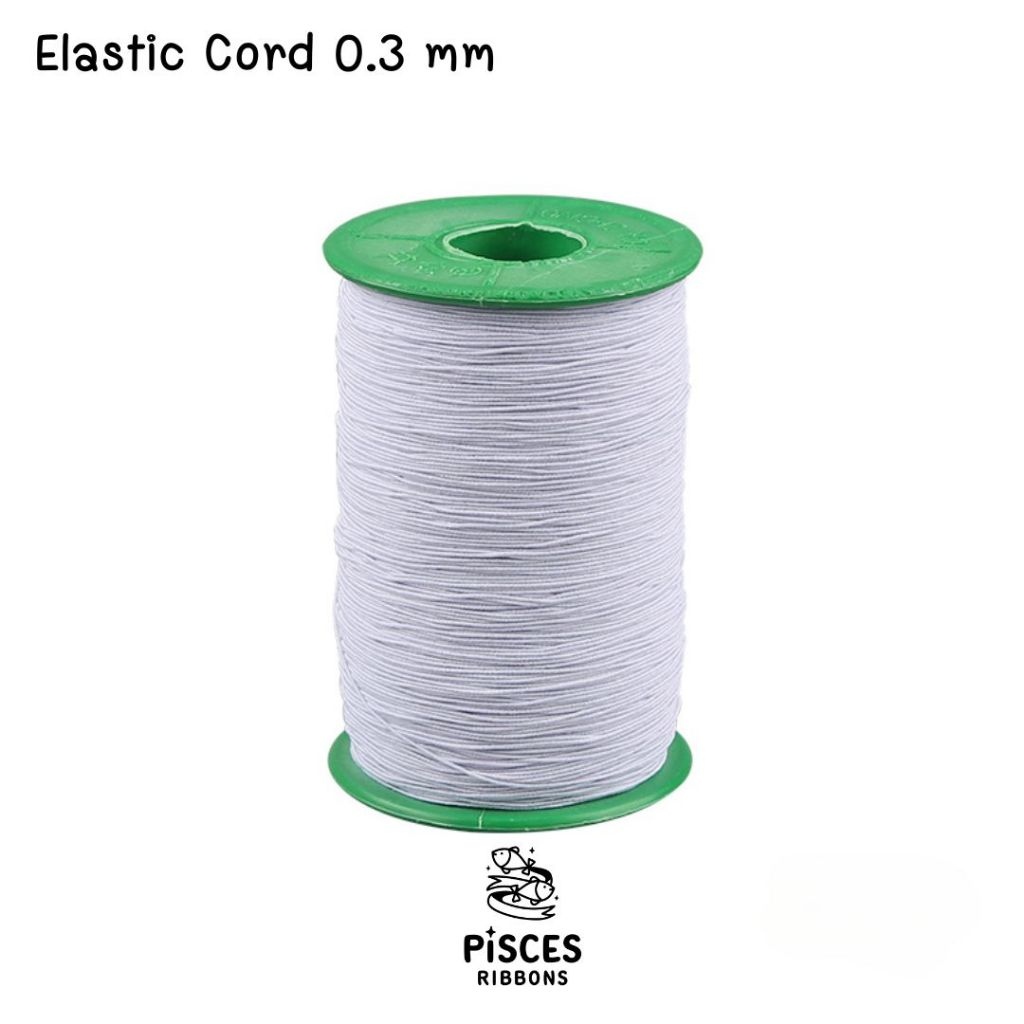 1 ม้วน【25 หลา】/【350 หลา】*ยางยืดคอร์ด 0.3 มิล / 3 มิล Elastic Cord 0.3mm / 1 mm. – High Elasticity Round Rubber String - รูปที่ 2