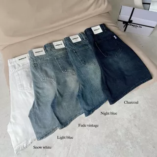 Beberlin กางเกงยีนส์ขาสั้น3ส่วน รุ่น Jorts jeans / No : 1003