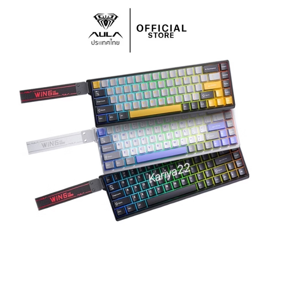คีย์บอร์ด HE - AULA WIN60HE / WIN68HE - Rapid Trigger Wired Keyboard Magnetic Switch คีย์ไทย