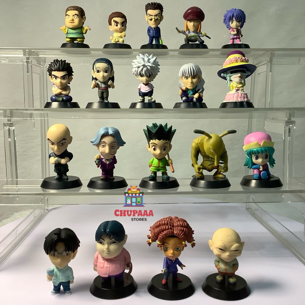 [ได้ 19 ชิ้น] Hunter x Hunter MBH Mini Big Head Figure | ฮันเตอร์ x ฮันเตอร์ งานมินิบิ๊กเฮด งานเก่าห