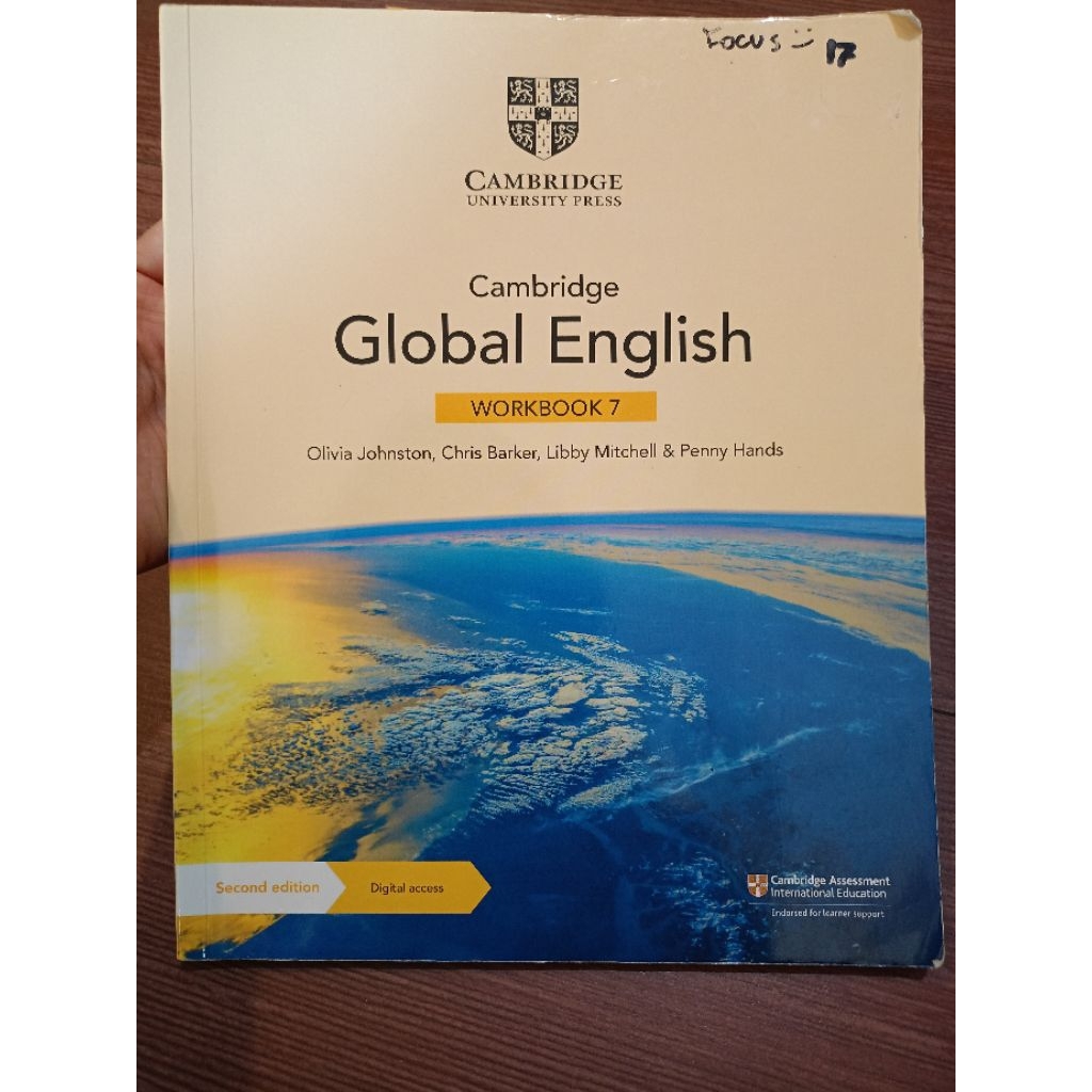 หนังสือแบบฝึกหัด ป.6 Cambridge Global English Workbook 7