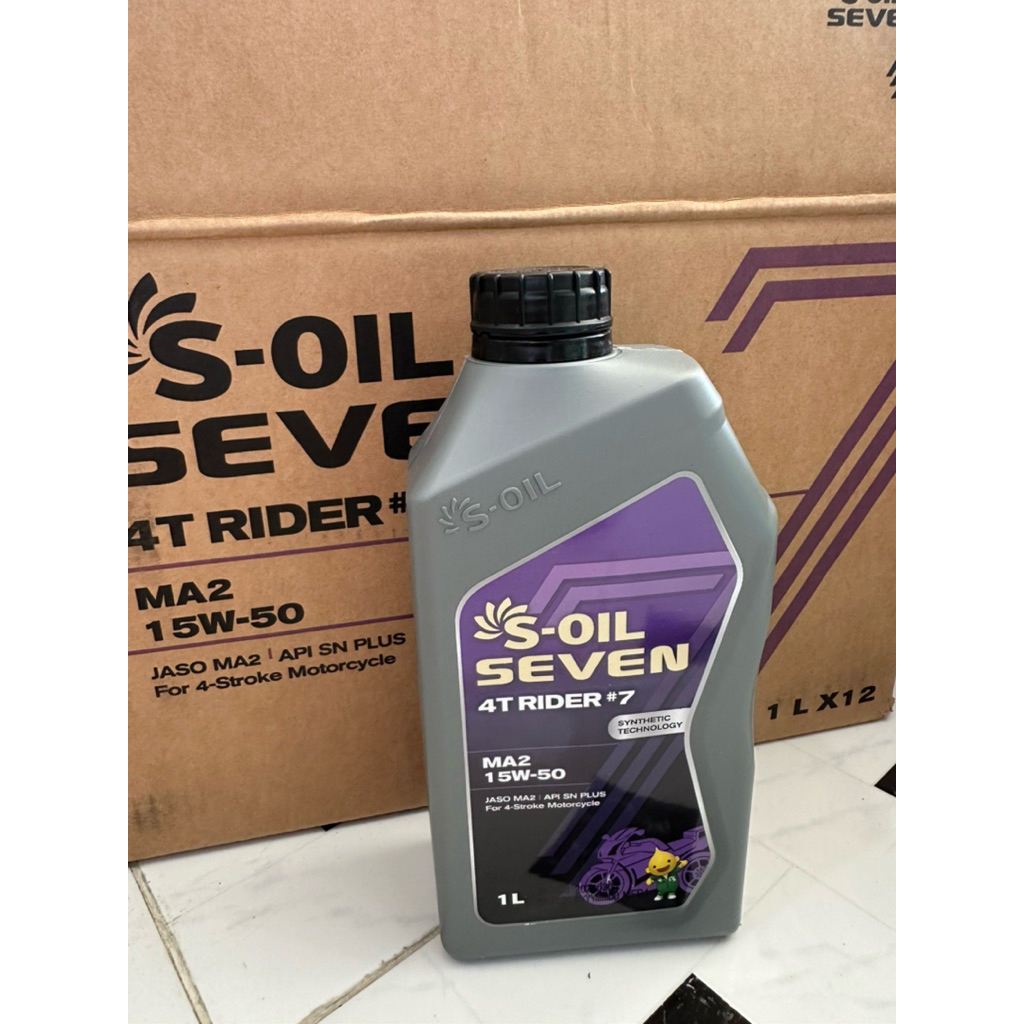 S-OIL SEVEN 4T RIDER #7 MA2 15W-50 1L