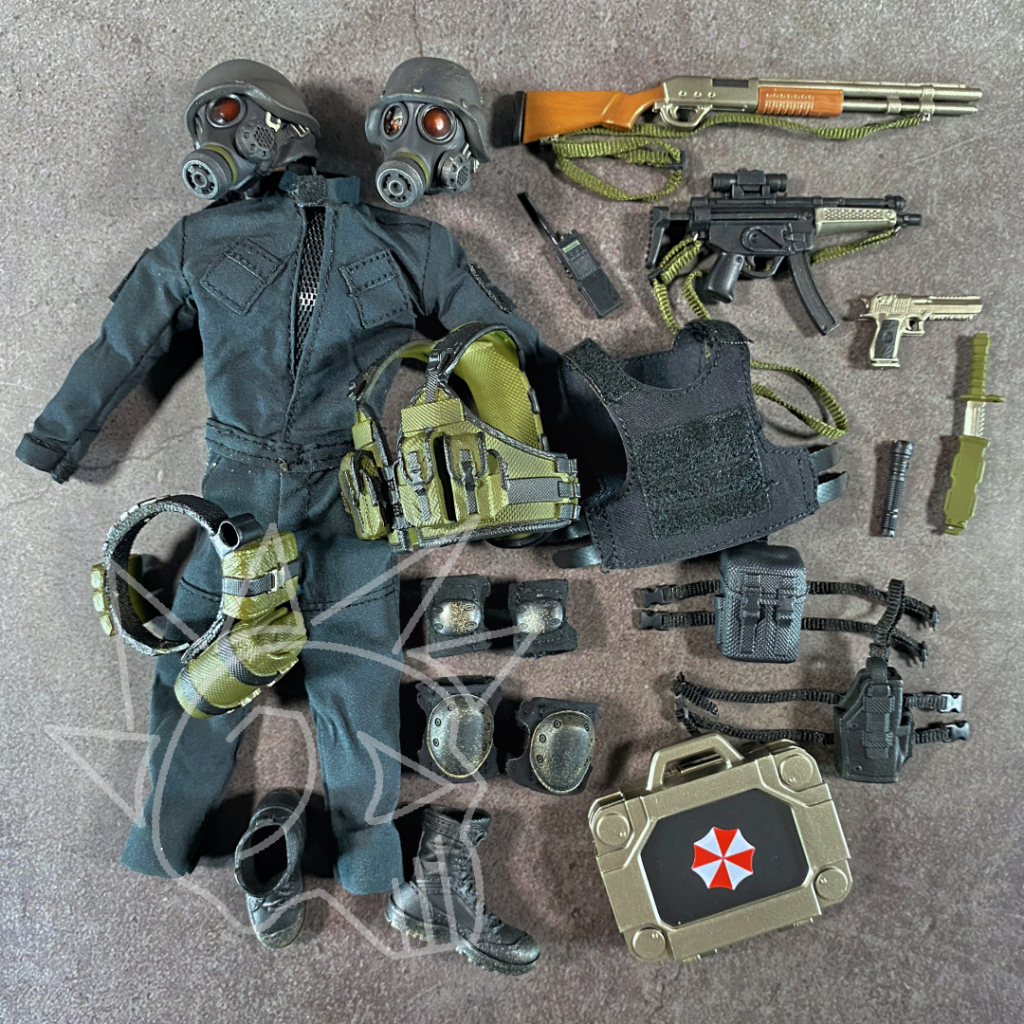 1/12 ชุดเสื้อผ้าอุปกรณ์ Reaper Hunk (GMToys Model GM520 1/12 scale) เสื้อผ้าตุ๊กตาสเกล 1/12