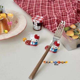 (พรีนะคะ👀) HEYHOMI—แท่นวางช้อน ตะเกียบ พร๊อพอุปกรณ์มัทฉะ ตรีม: คิตตี้ Kitty & Doraemon “เซรามิค สีสวยชัด น่ารักมากกกค่ะ”