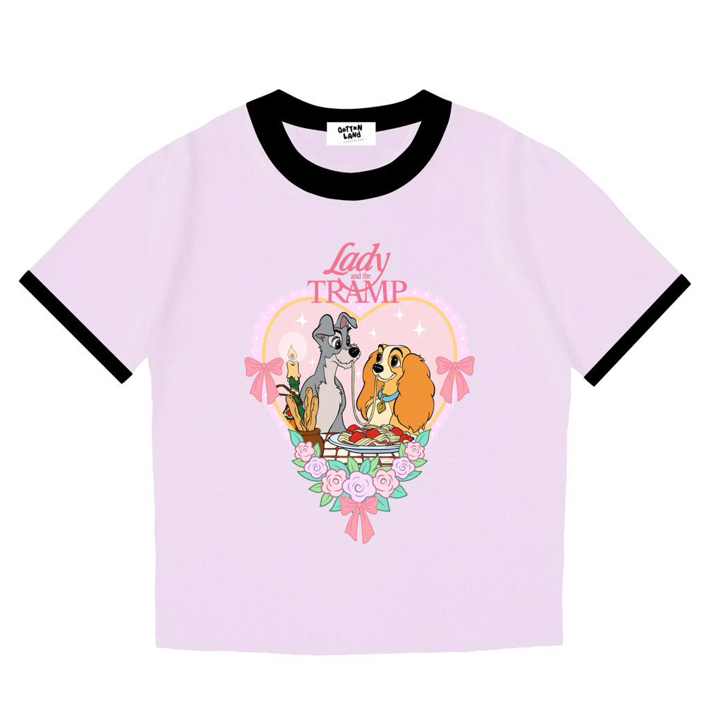 เสื้อครอป อก 38“ QL เลดี้หัวใจ