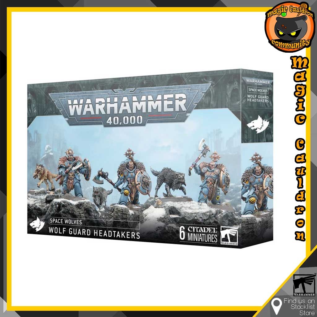 Space Wolves Wolf Guard Headtakers Warhammer 40000