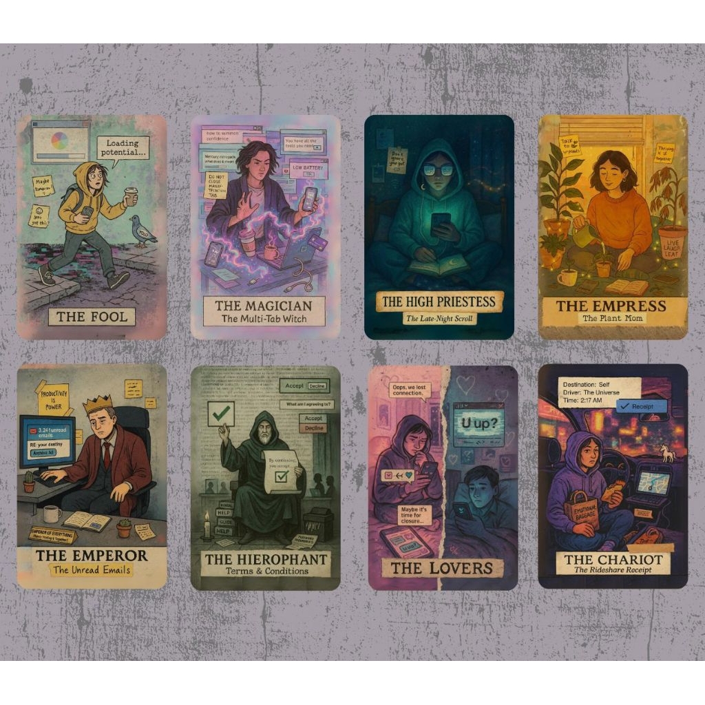 The Everyday Apocalypse Tarot ไพ่ทาโร่ต์ ไพ่ยิปซี Tarot Cards Decks
