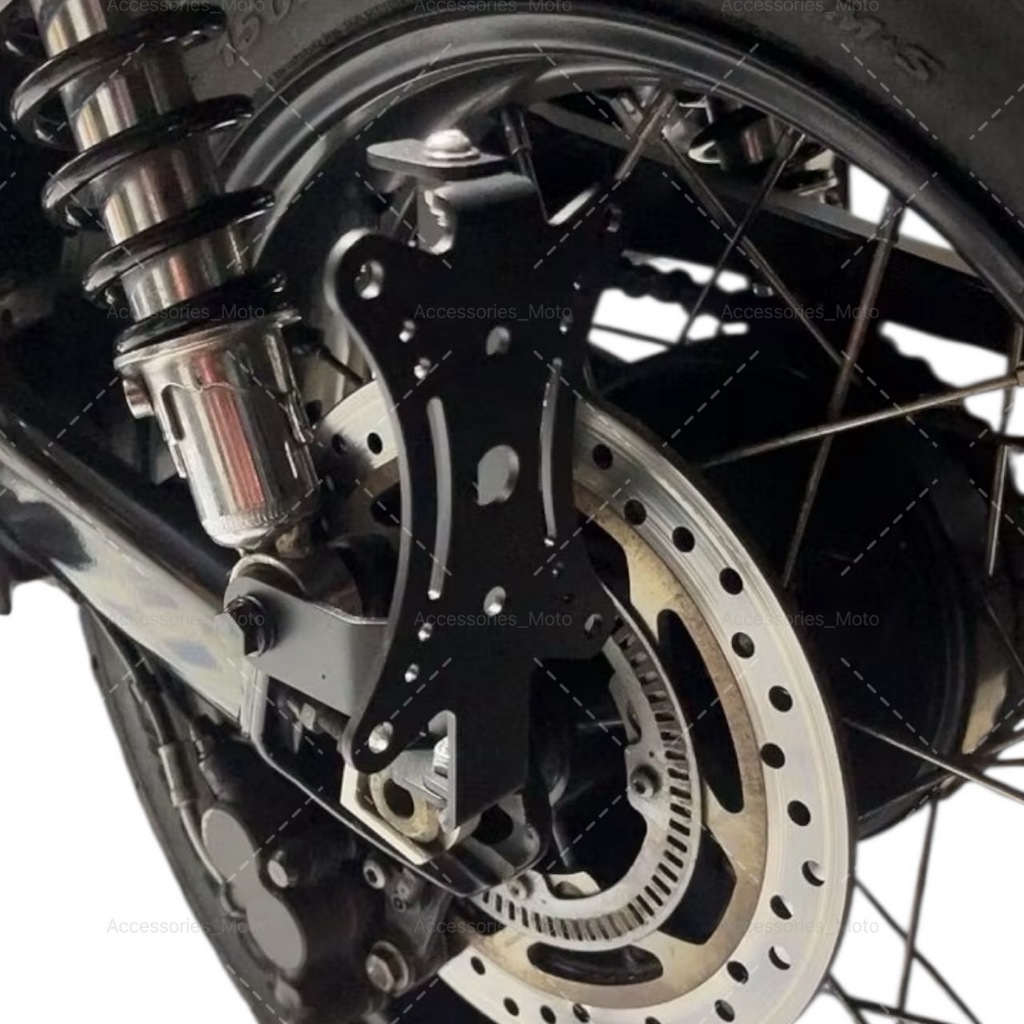 ที่ยึดป้ายทะเบียนด้านข้าง สามารถพับได้ (ด้านซ้าย) สำหรับ Triumph New T100, T120, Street Scrambler