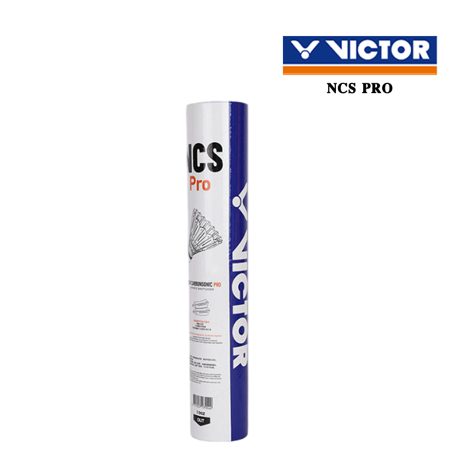 VICTOR ลูกแบดมินตัน รุ่น NCS PRO ( 1 หลอด 12 ลูก )
