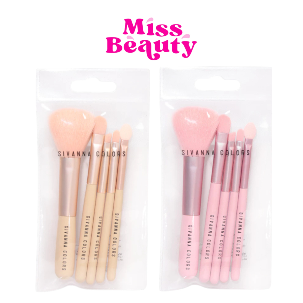 BR-170 Sivanna Colors Set ซีเวนน่า คัลเลอร์ส บรัช เซท ชุดแปรงแต่งหน้า 5 ชิ้น