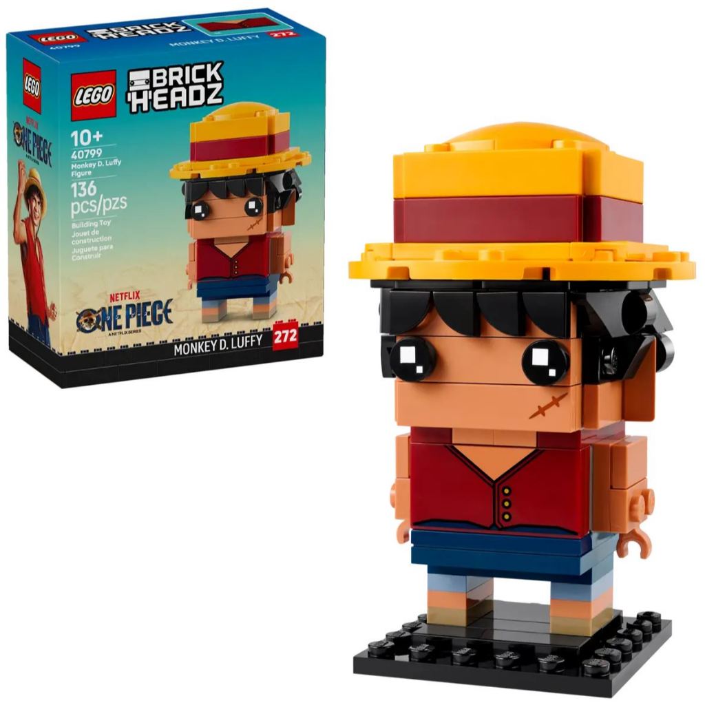 LEGO BrickHeadz ONE PIECE Monkey D. Luffy Figure 40799