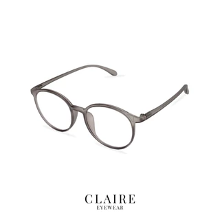 CLAIRE : (AD) แว่นสายตาสั้นขานิ่ม รุ่น "All Day" แว่นกรองแสงสีฟ้า กันแดดUV400 ออกแดดเลนส์เปลี่ยนสี "ชา" | Glasses