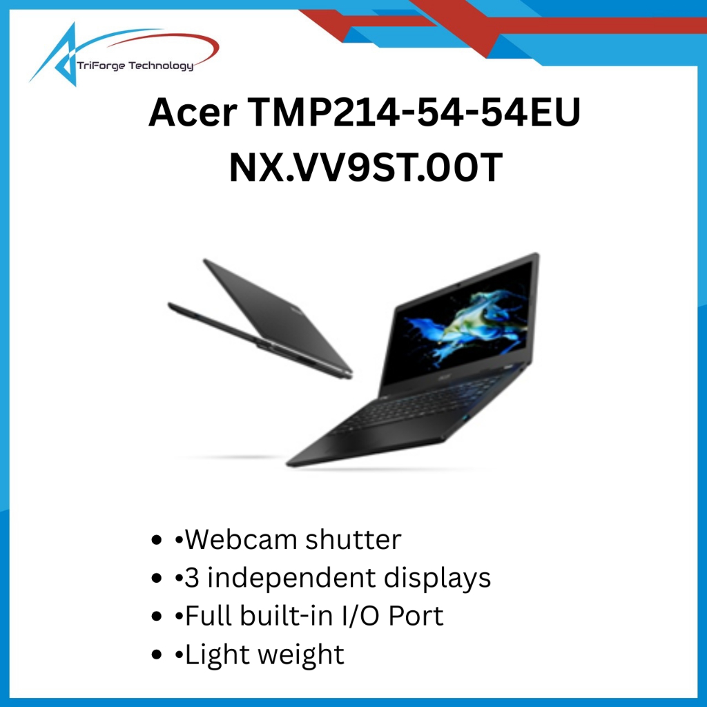 Acer TMP214-54-54EU NX.VV9ST.00T TMP214-54-54EU i5-1235U/1*8G/F512G/No OS